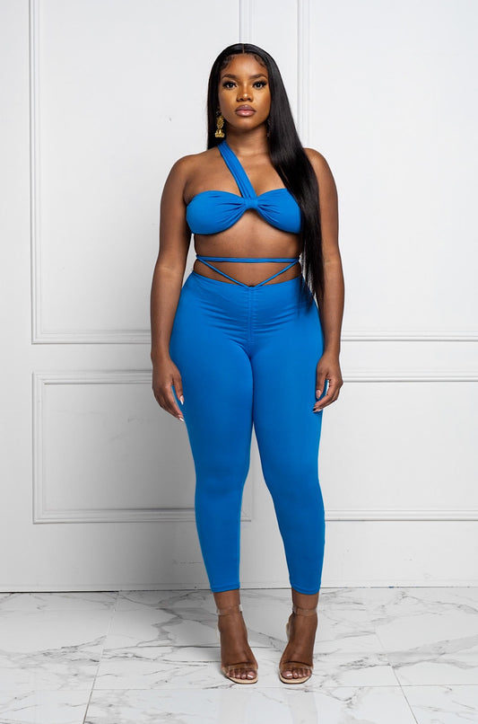 Cross Body Legging Set